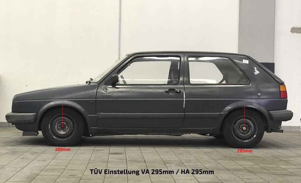 TA Technix Gewindefahrwerk Deep  härteverstellbar für Volkswagen (VW) Golf 2 